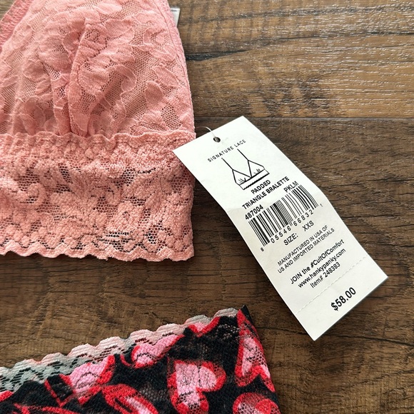 Hanky panky Petite Bralette and thong set New with tags - Picture 3 of 5